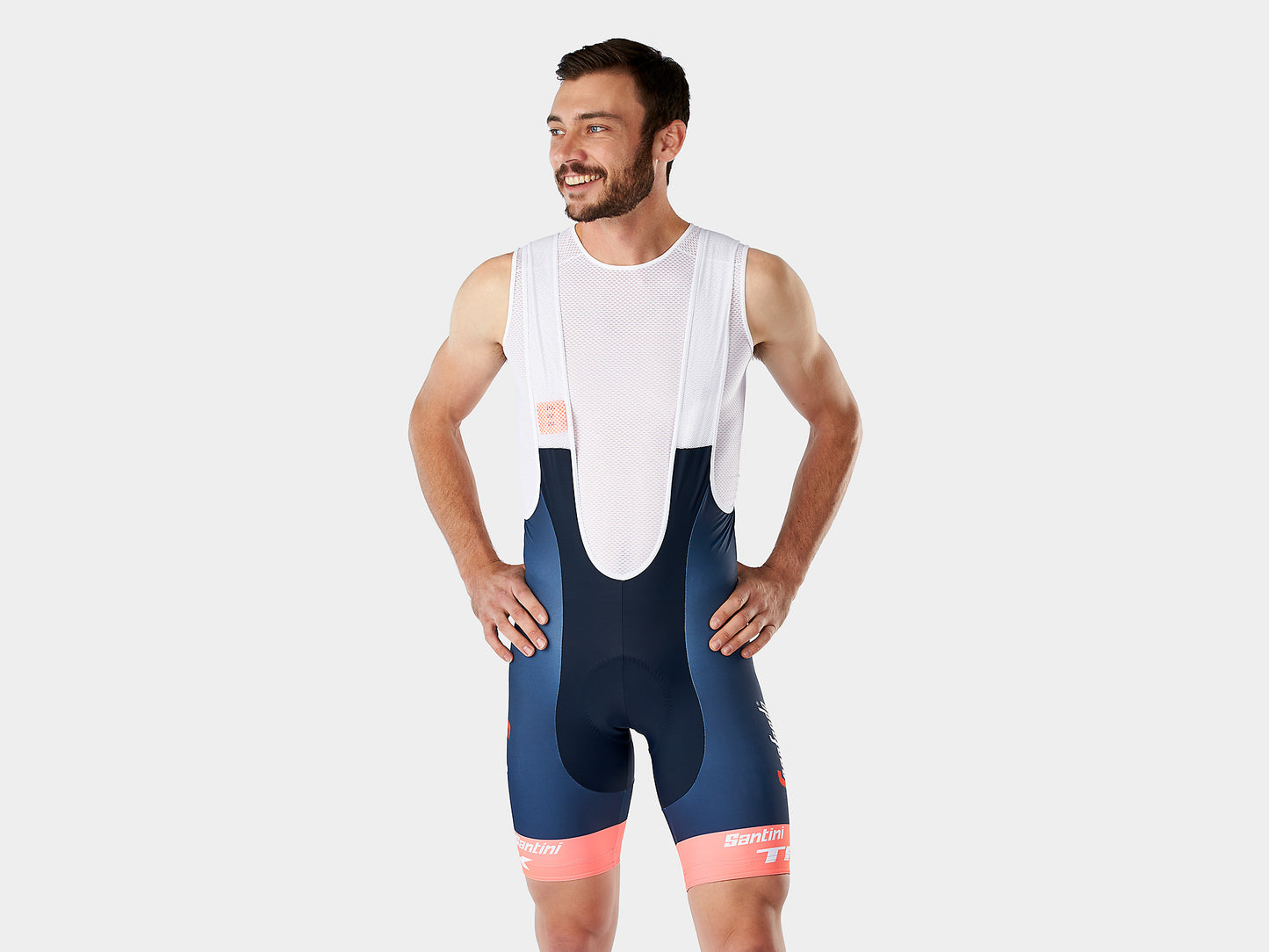 Santini Trek-Segafredo Men's Team Replica Bib Shorts - biket.co.za