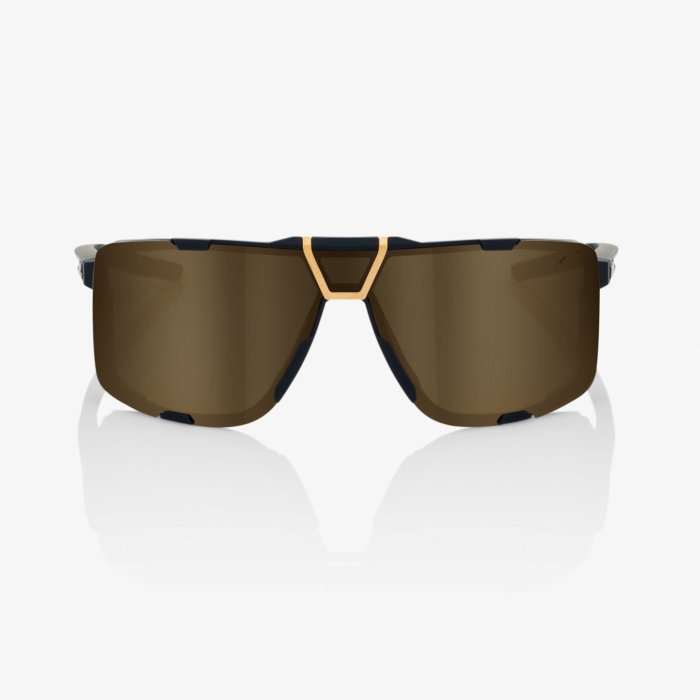 100% EASTCRAFT - Soft Tact Black - Soft Gold Mirror Lens - biket.co.za