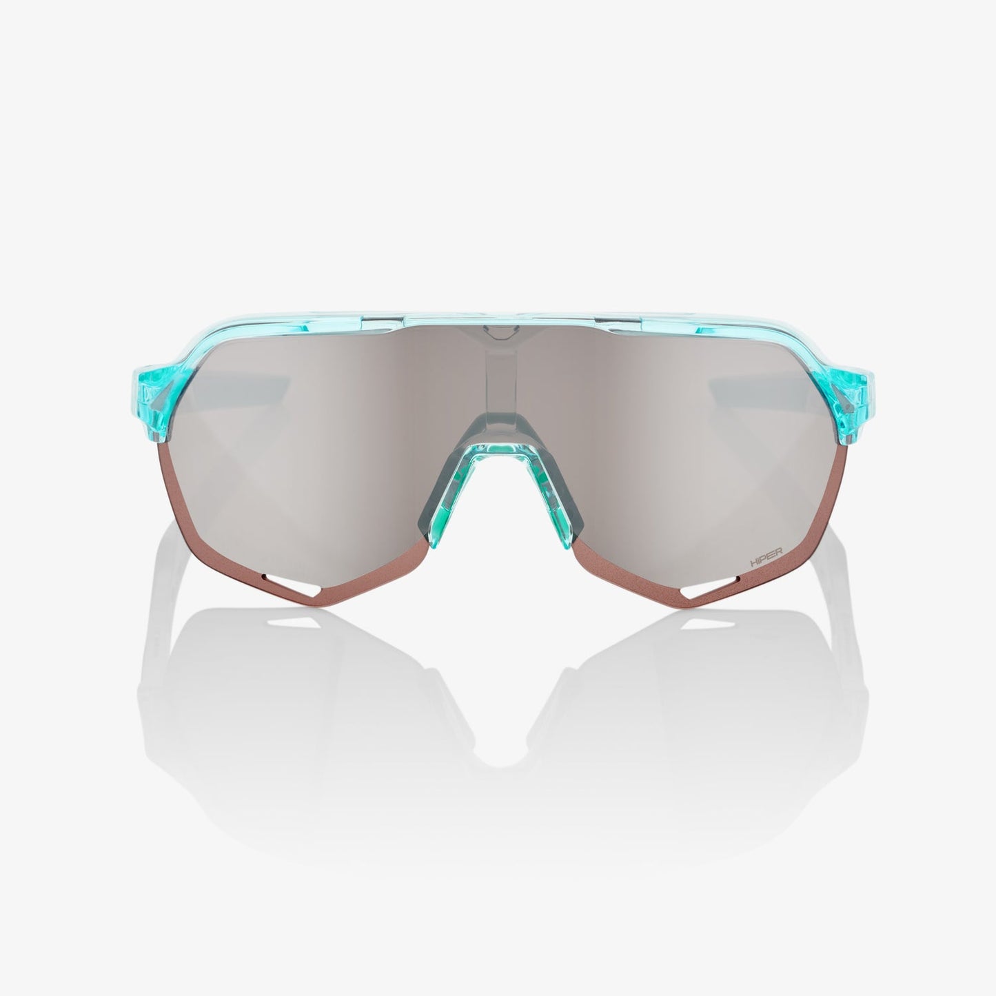 100% S2 - Polished Translucent Mint - HiPER Silver Mirror Lens - biket.co.za