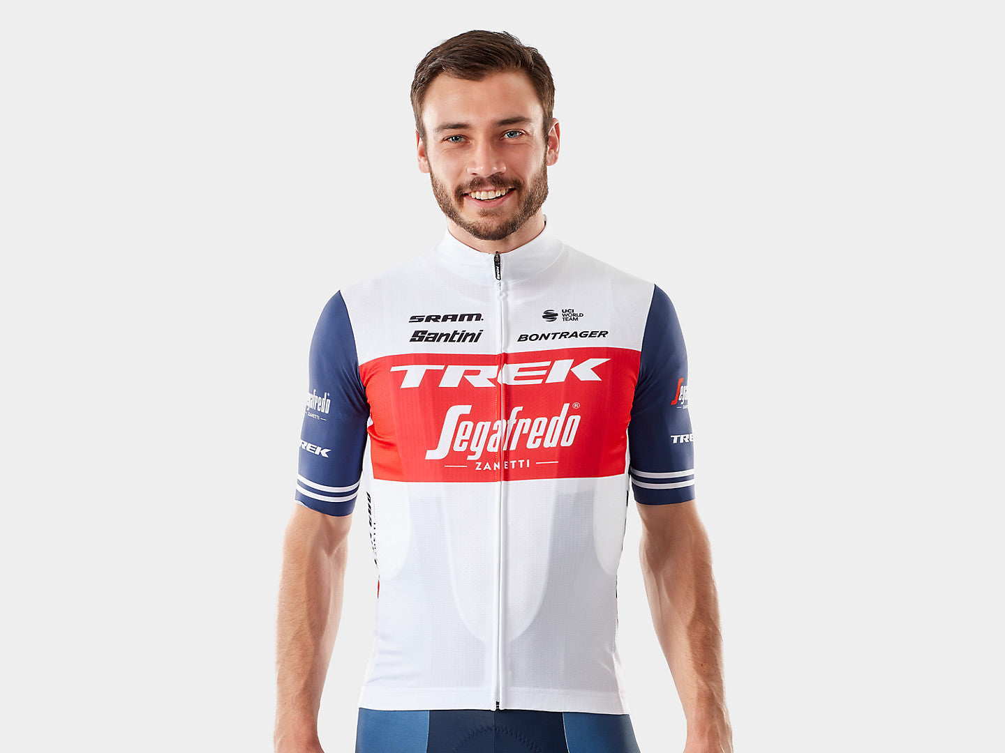 Santini Trek-Segafredo Men's Team Replica Race Cycling Jersey - biket.co.za
