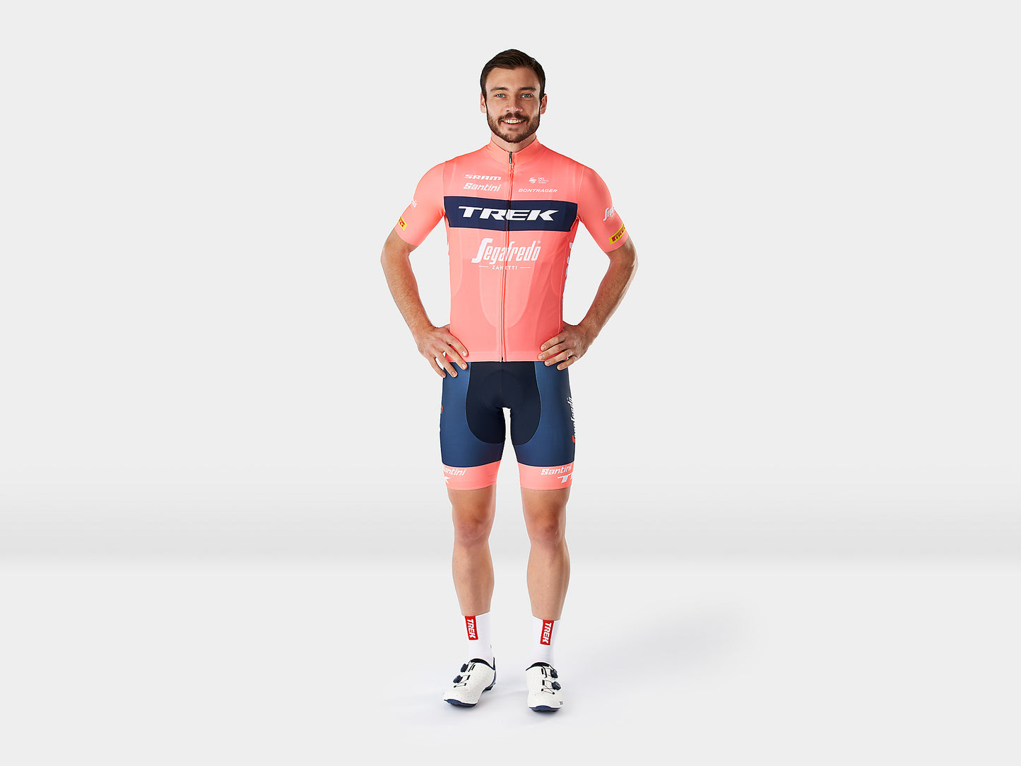 Santini Trek-Segafredo Men's Team Replica Training Jersey - biket.co.za