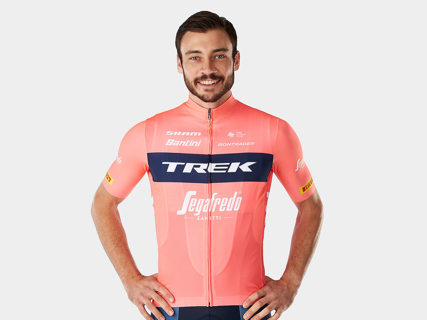 Santini Trek-Segafredo Men's Team Replica Training Jersey - biket.co.za