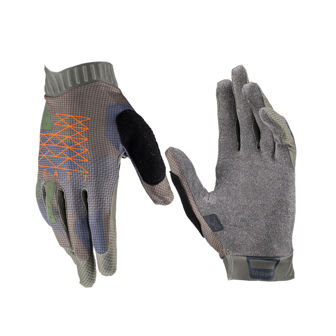 Leatt Glove MTB 1.0 GripR - Camo - biket.co.za