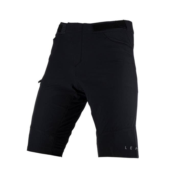 Leatt Shorts MTB Trail 2.0 - Black - biket.co.za